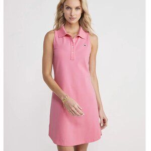 Vineyard Vines Garment Dyed Sleeveless Slub Polo Dress - XS